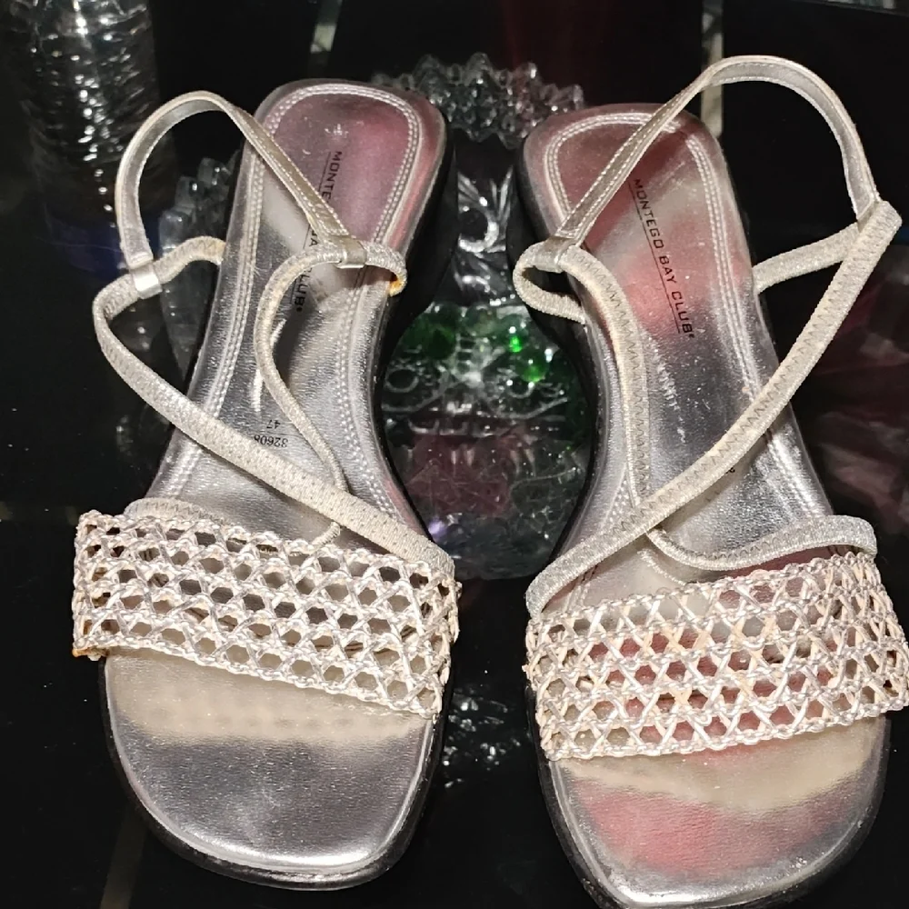 Elegant Silver Sandals